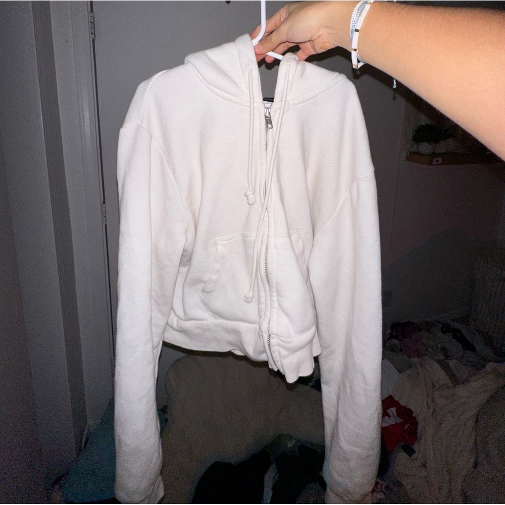 brandy white crop top